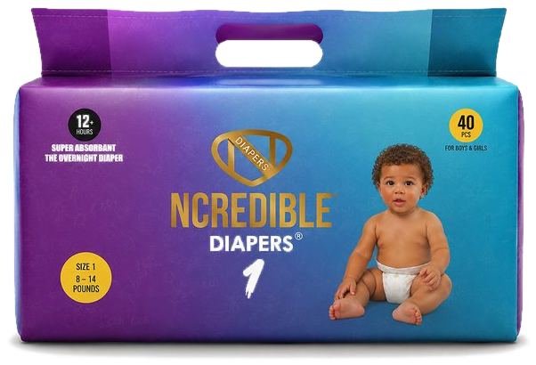 Ncredible Diapers pack
