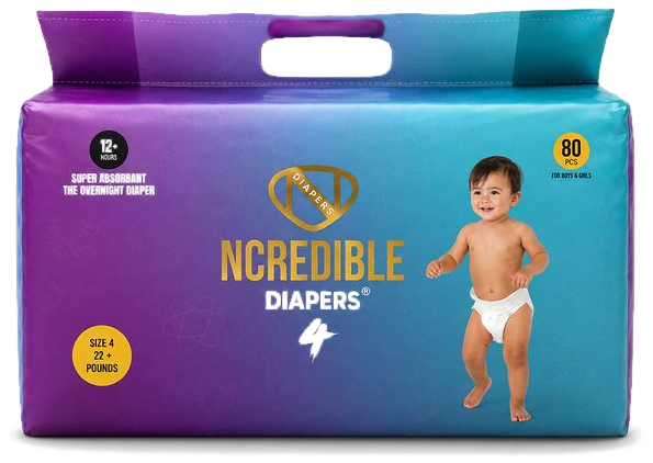 Ncredible Size 4 pack